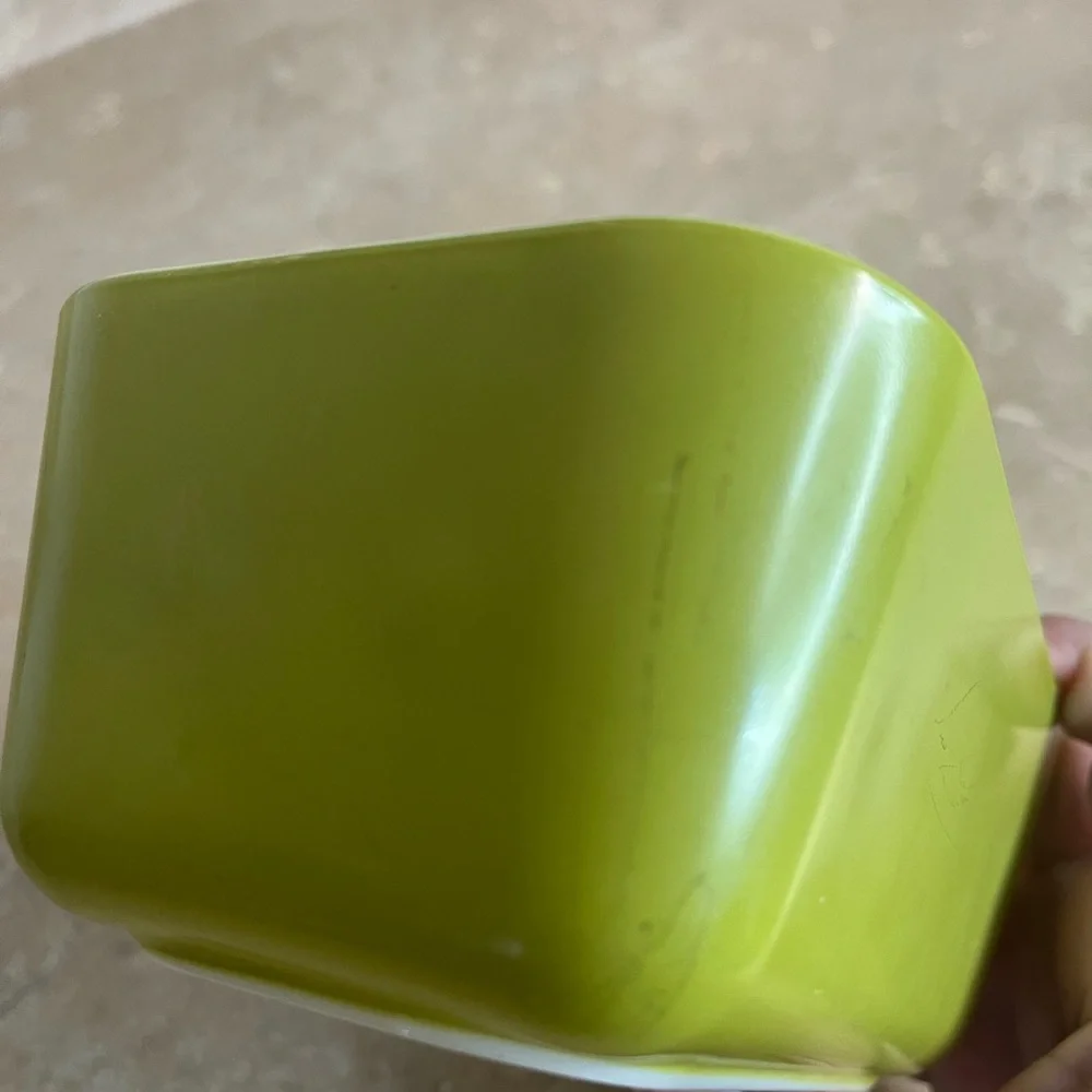 Vintage Pyrex Verde Refrigerator Dish